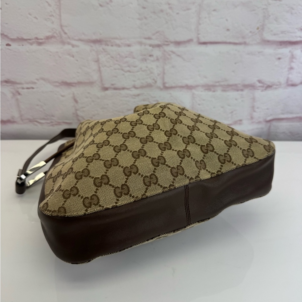 Gucci Vintage Classic GG Monogram Drawstring Shoulder Bag - Picture 6 of 16